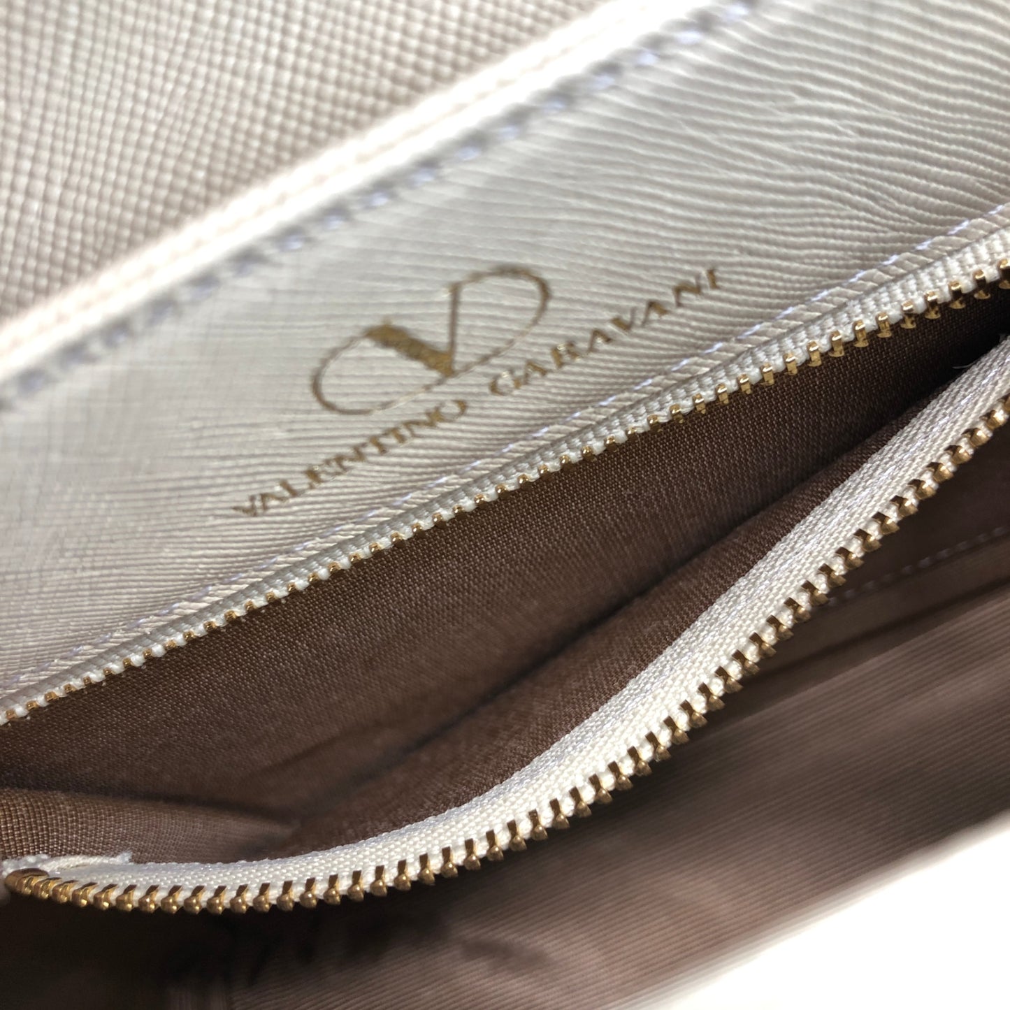 VALENTINO GARAVANI Two-way Handbag Shoulder bag Ivory Vintage t7g327