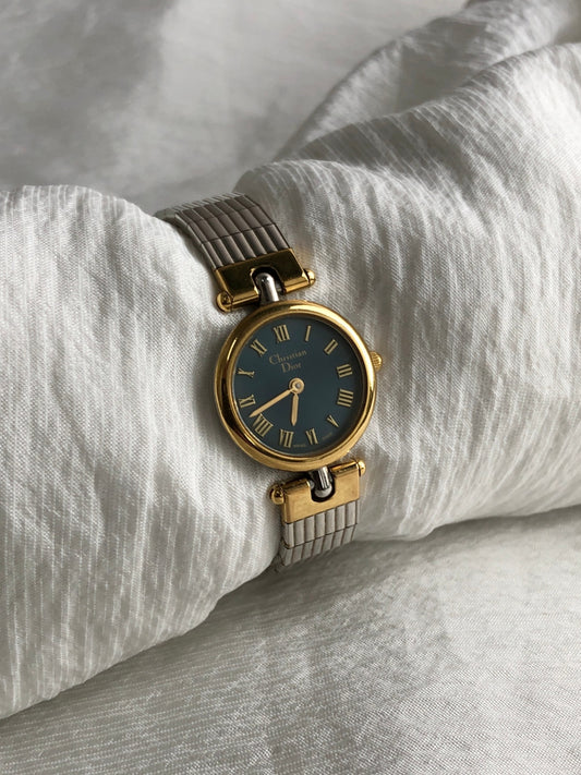 Christian Dior Watch Silver 3025 Vintage a7352t