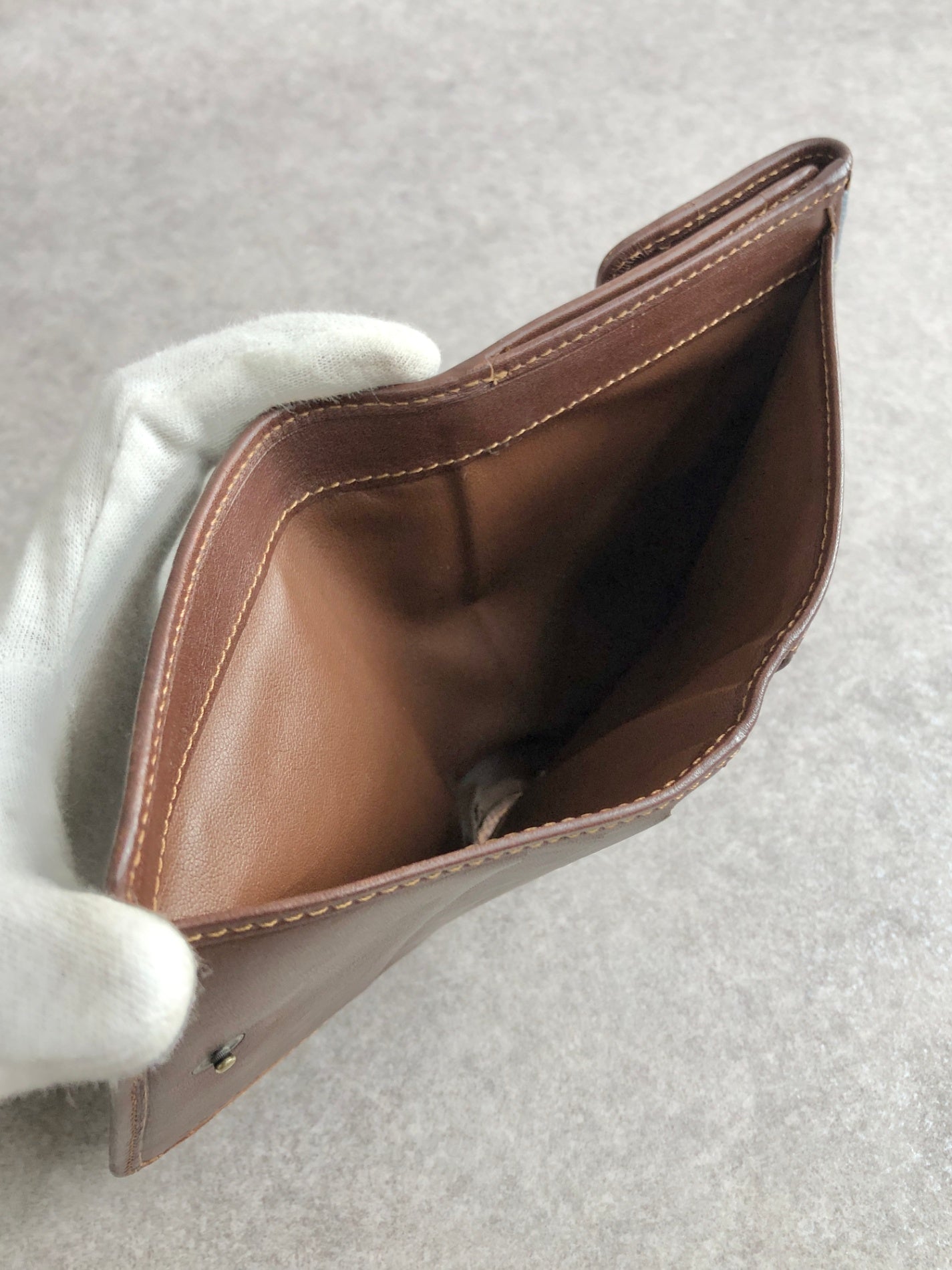 CELINE Paris Macadam Folded Wallet Indigo Vintage zbp5r8