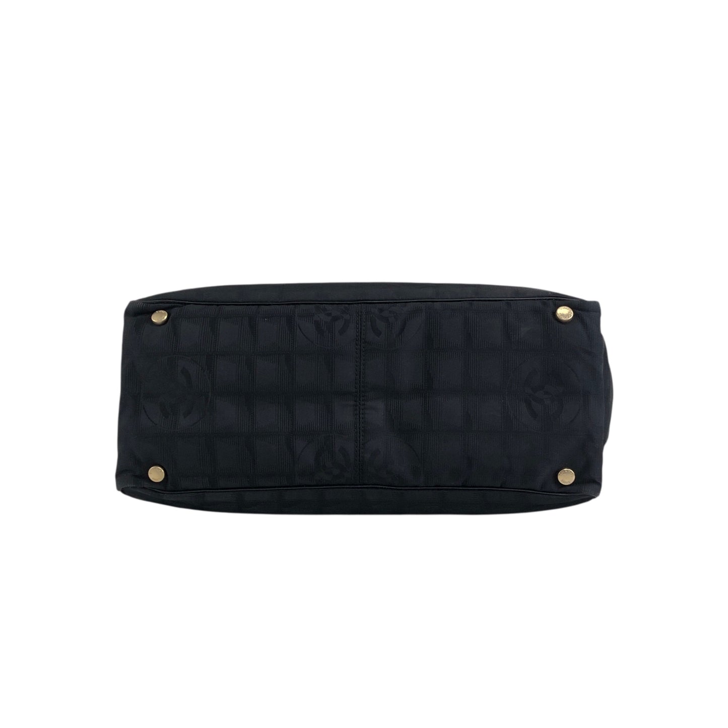 CHANEL New Travel Line Totebag Black Vintage 37n7zy
