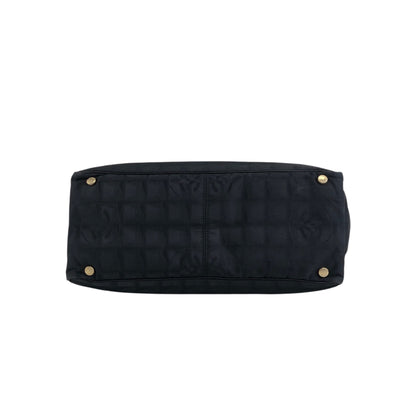 CHANEL New Travel Line Totebag Black Vintage 37n7zy