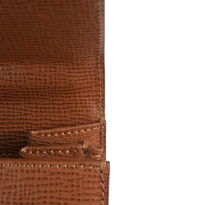 CELINE Gancini Two-way Handbag Shoulder bag Brown Vintage er5nhw