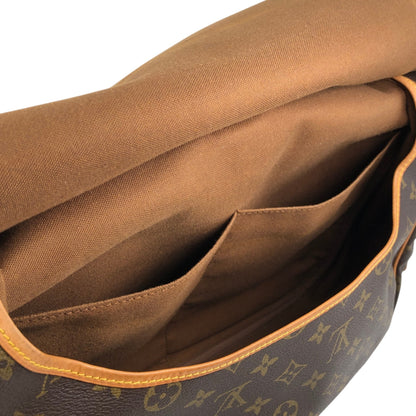 LOUIS VUITTON Monogram Shoulder bag Brown Vintage jer2hr