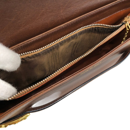 CELINE Horse Carriage Shoulder bag Brown Vintage ggiycy