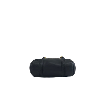 LOEWE Anagram Leather Coin Purse Micro bag Black Vintage 8i5d2v