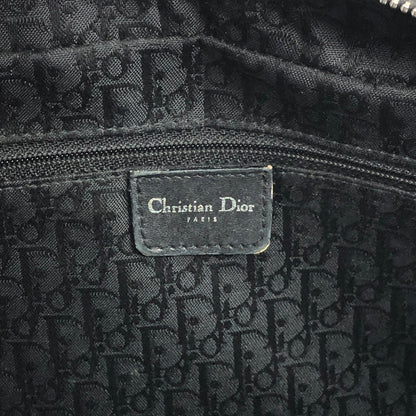 Christian Dior Cannage Handbag Black Vintage hyakrz