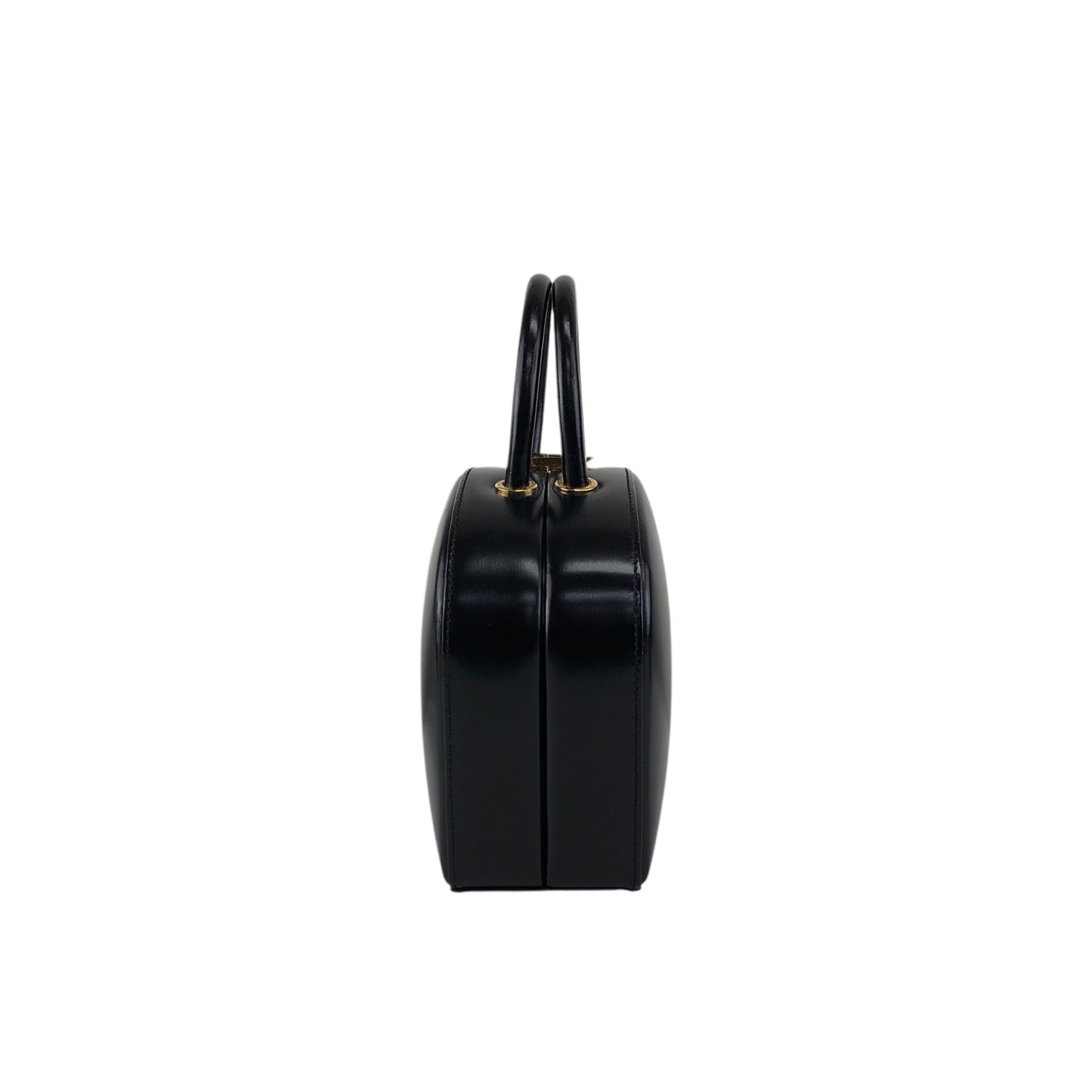 LOEWE Anagram Top Handle Handbag Vanity bag Black Vintage nxkdzt