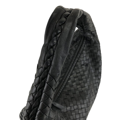 Bottega Veneta Intrecciato Shoulder bag Hobobag Black Vintage 8utm5a