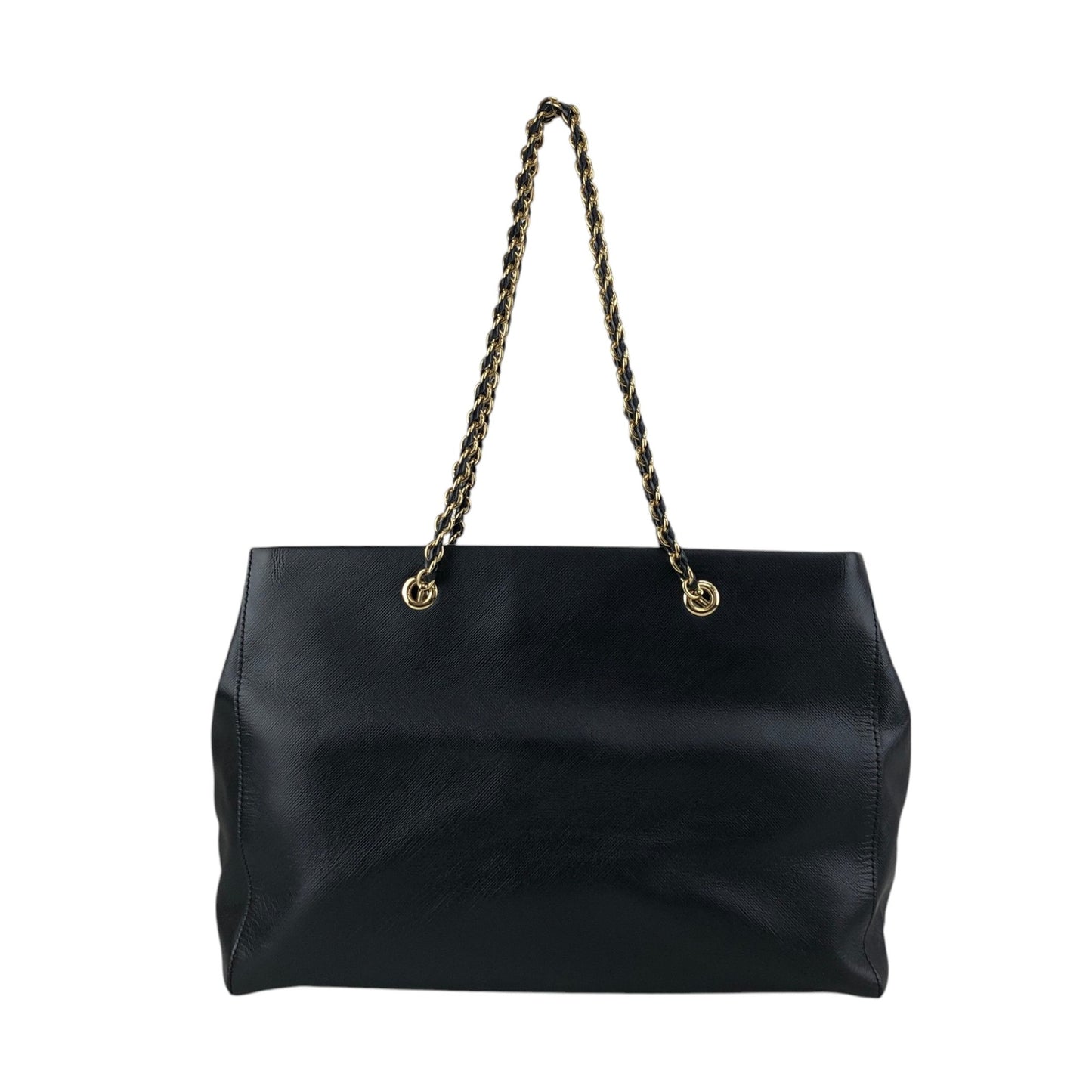 Salvatore Ferragamo Vala Ribbon Handbag Chain Shoulder bag Black Vintage 7fajd7