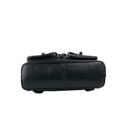 GUCCI Bamboo Backpack Black Vintage 38shhu