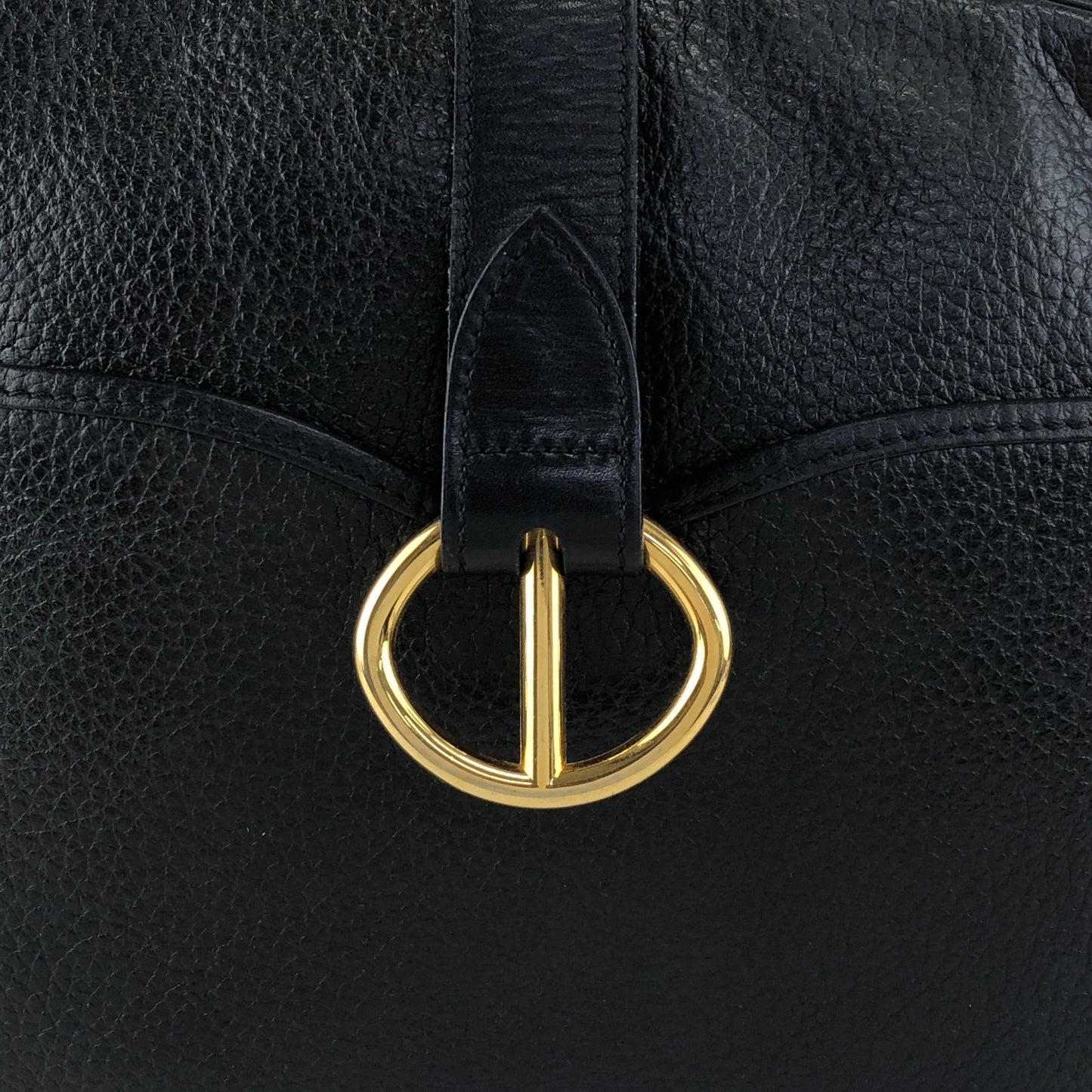 Christian Dior CD Logo Shoulder bag Black Vintage utsbka