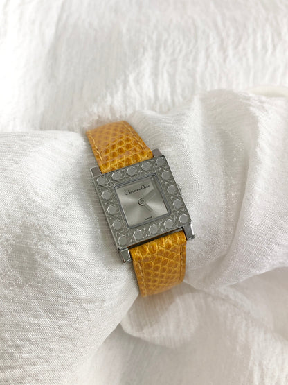 Christian Dior Quartz Watch Beige D60-109 Vintage y725yt
