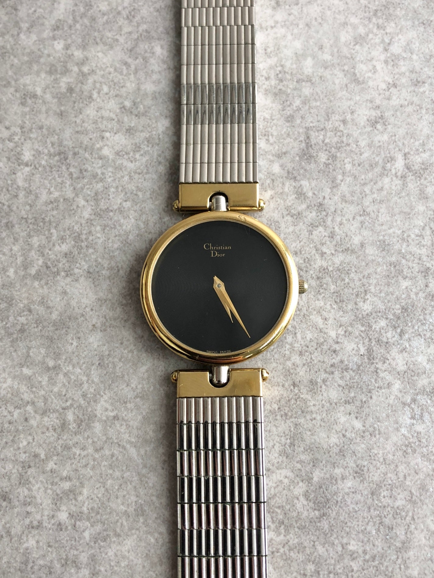 Christian Dior Quartz Watch Silver 3026 Vintage ac3s4v