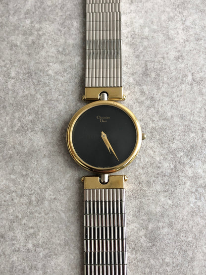 Christian Dior Quartz Watch Silver 3026 Vintage ac3s4v
