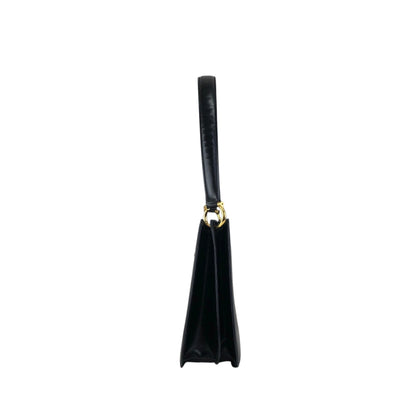 CELINE Horse Bit Shoulder bag Black Vintage snekiw