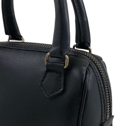 CELINE Two-way Small Handbag Shoulder bag Black Vintage tdajcw