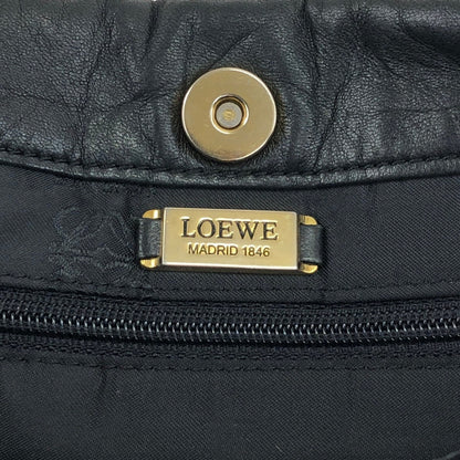 LOEWE Anagram Shoulder bag Black Vintage cdbjnf