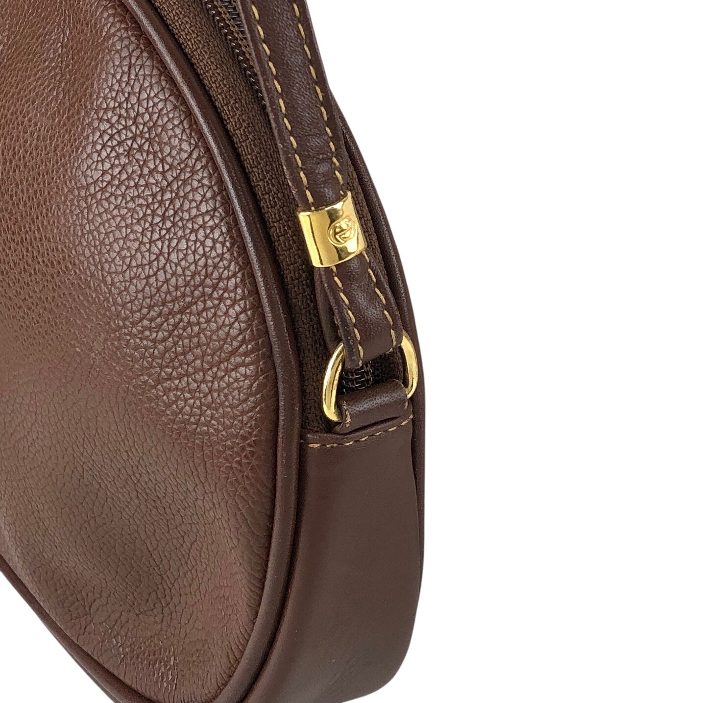 GUCCI Interlocking Shoulder bag Brown Vintage ynp7rw