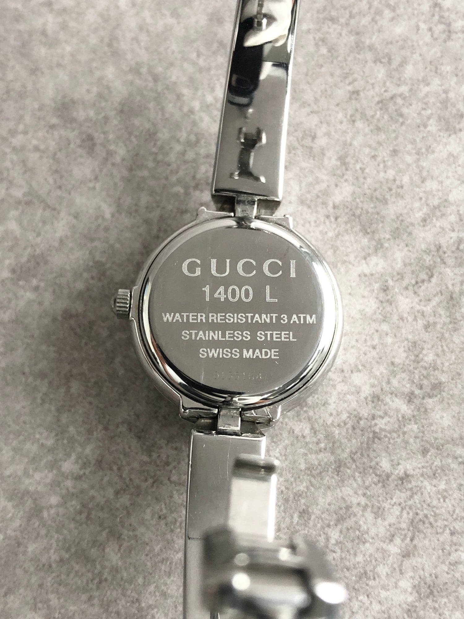 GUCCI Quartz Watch Silver 1400L Vintage dwxiyn – VintageShop solo