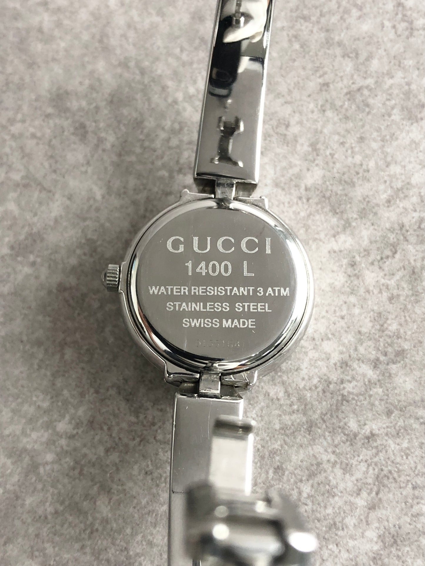 GUCCI Quartz Watch Silver 1400L Vintage dwxiyn