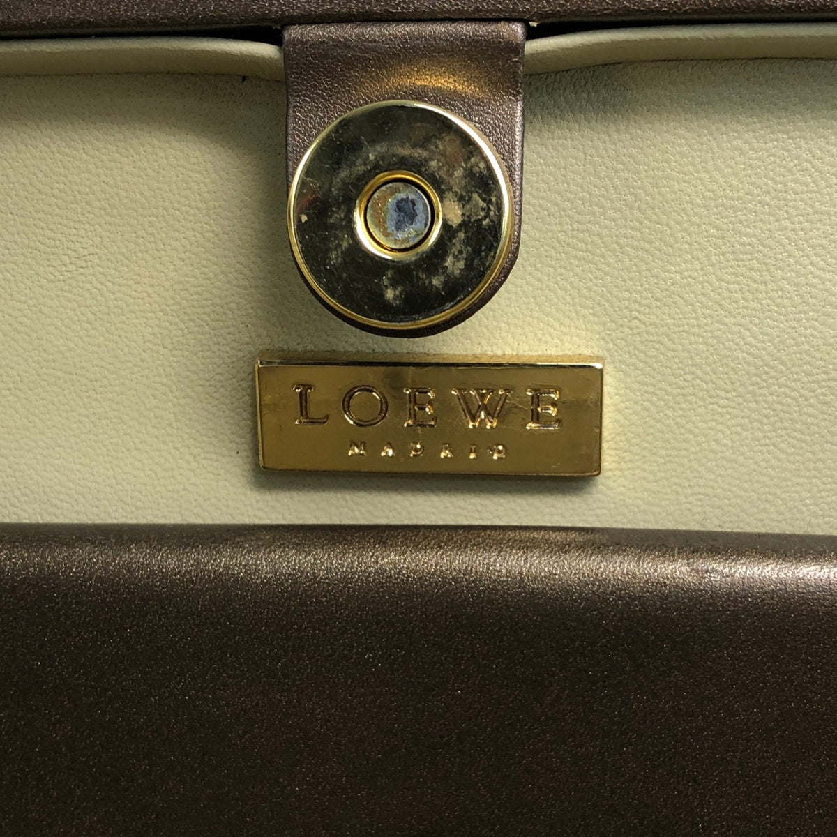 LOEWE Logo Totebag Brown Vintage 2jjh62