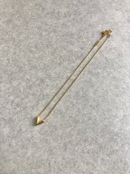 LOUIS VUITTON Necklace Gold Vintage rjpzsp