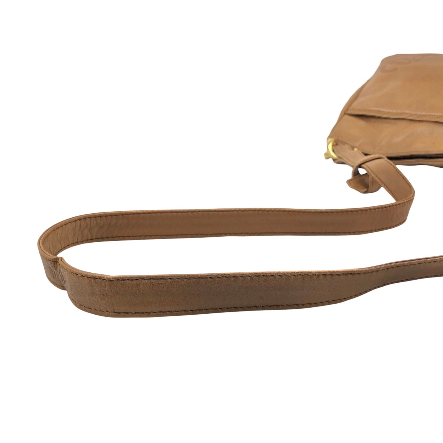 LOEWE Anagram Shoulder bag Brown Vintage hjuexd