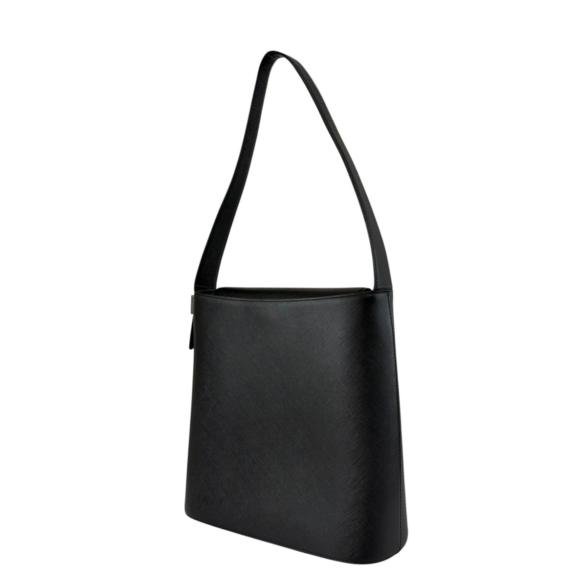 BURBERRY Logo Shoulder bag Black Vintage ikbt34