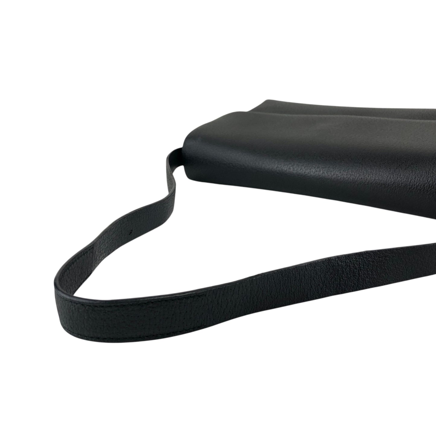 GUCCI Logo Shoulder bag Black Vintage 33amgr