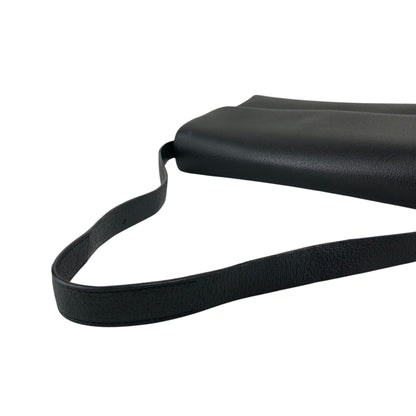 GUCCI Logo Shoulder bag Black Vintage 33amgr