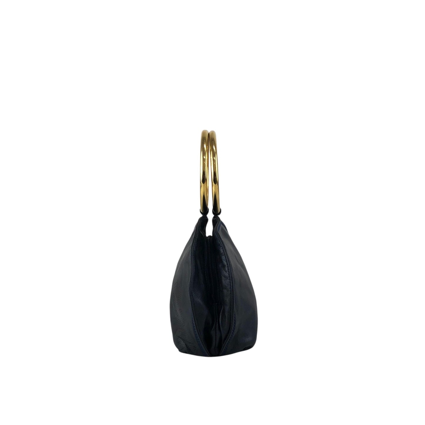 LOEWE Anagram Handbag Black Vintage atujby