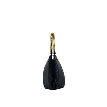 LOEWE Anagram Handbag Black Vintage atujby