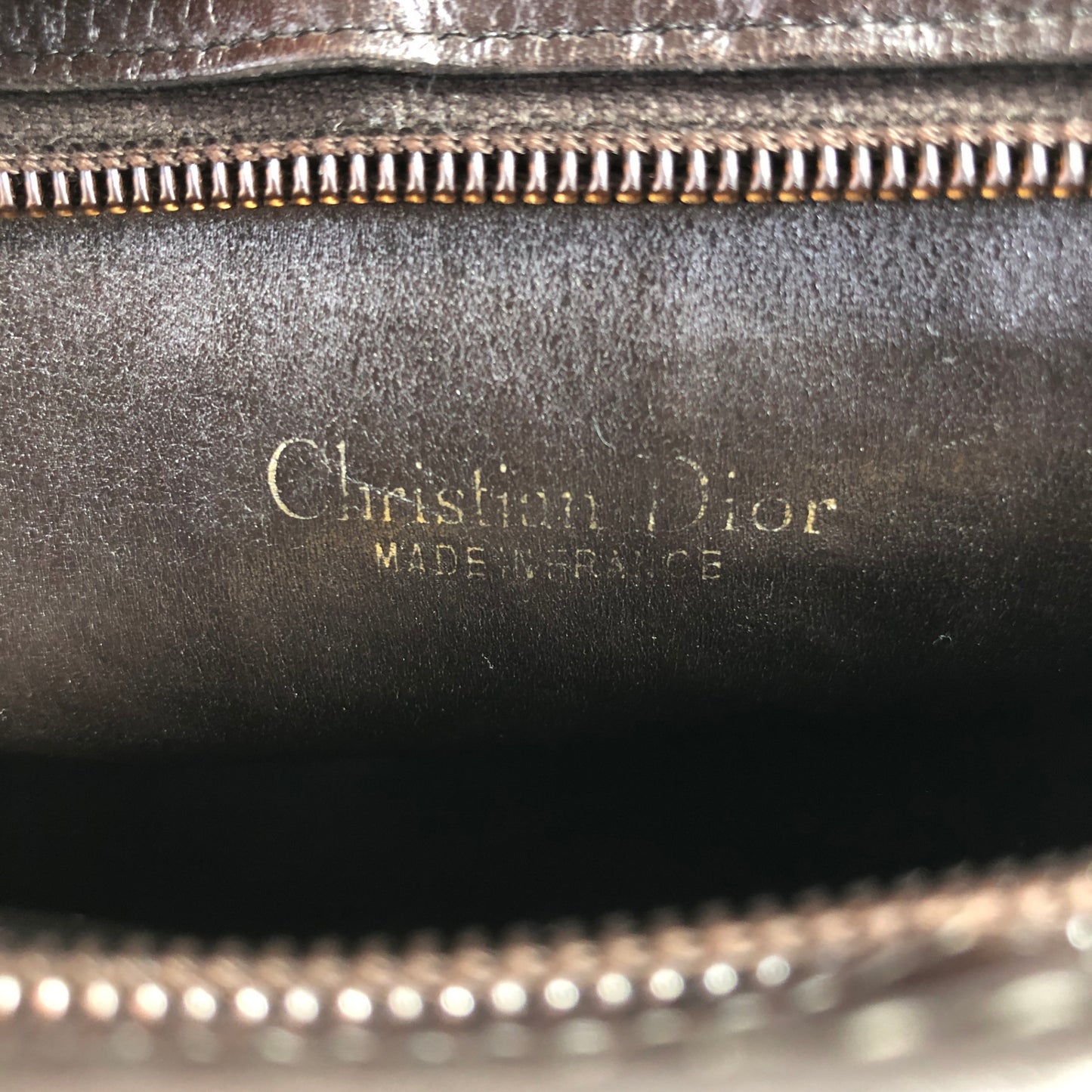 Christian Dior  Trotter Logo  Shoulder bag Brown Vintage  3m2asz