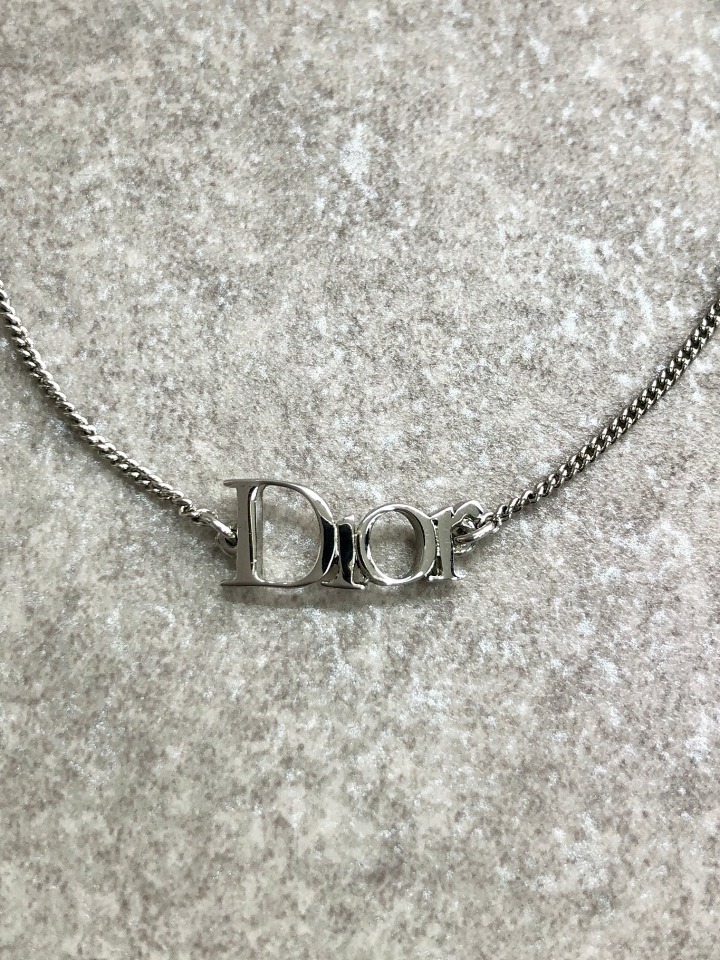 Christian Dior CD Logo Bracelet Silver Vintage hegvaf