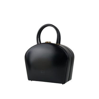 LOEWE Anagram Top Handle Handbag Vanity bag Black Vintage nxkdzt