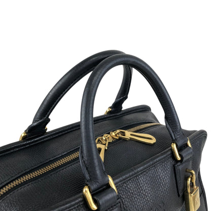 LOEWE Amazona28 Anagram Handbag Boston bag Black Vintage n43dbr