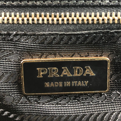 PRADA Handbag Boston bag Black Vintage ruijbf
