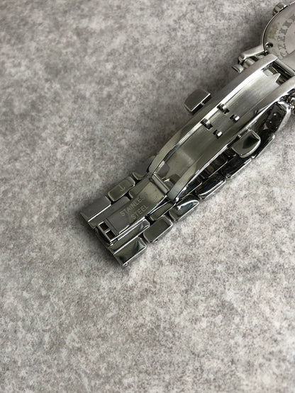CELINE Blason Watch Silver Vintage kttdxr