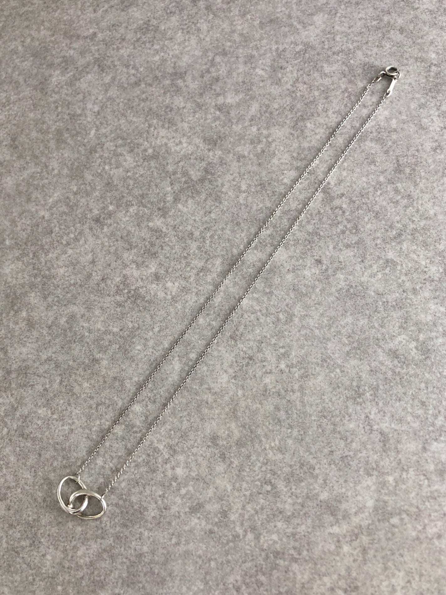 Tiffany & Co. SILVER925 Necklace Silver Vintage vxbiip