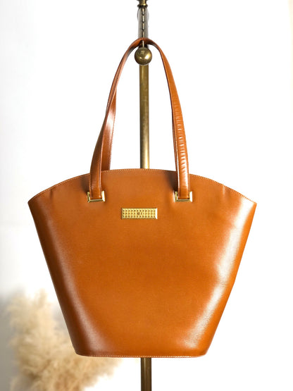 Christian Dior Logo Totebag Brown Vintage 57kjwn