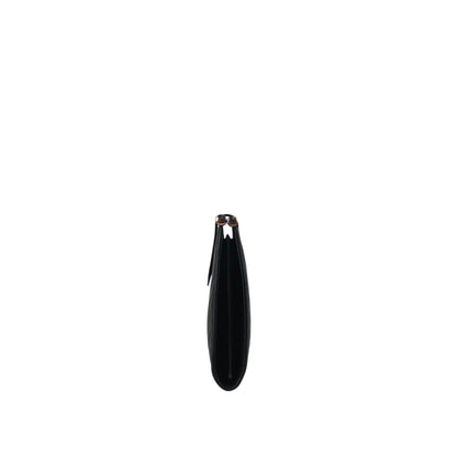 Yves Saint Laurent YSL Logo Bias Stitch Clutch bag Black Vintage hiam4r