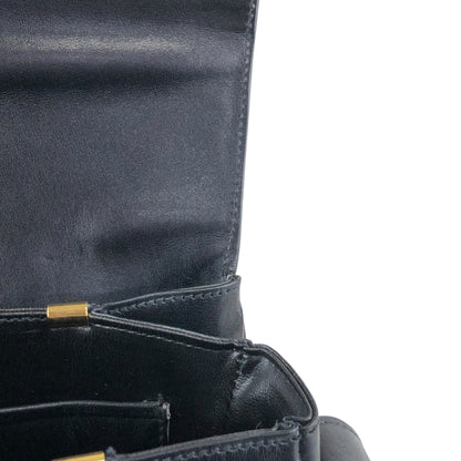 CELINE Blason Shoulder bag Black Vintage ikbdre