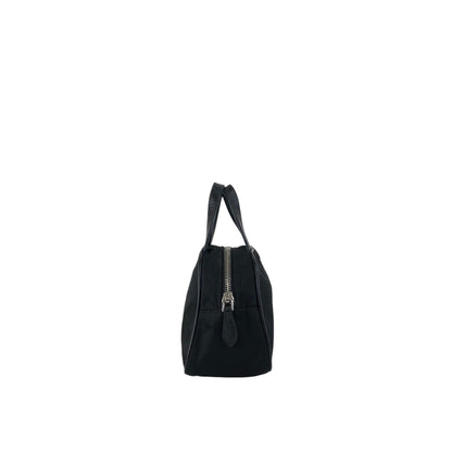PRADA Logo Small Handbag Black Vintage zh3ngc