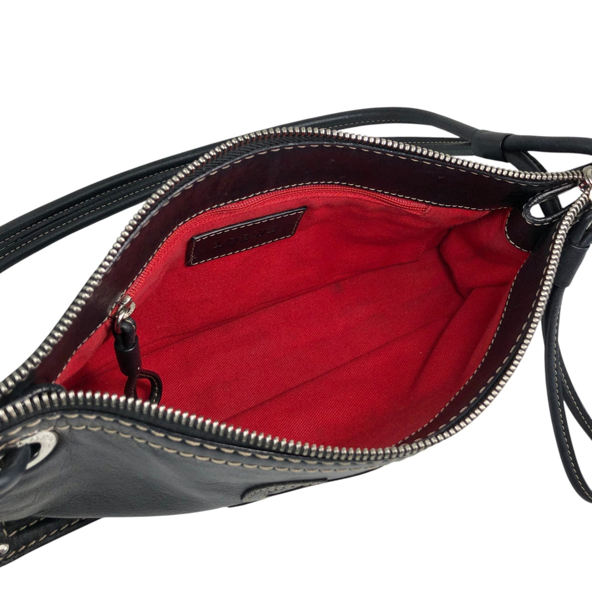 LOEWE Anagram Stitch Shoulder bag Black Vintage ugpzsh