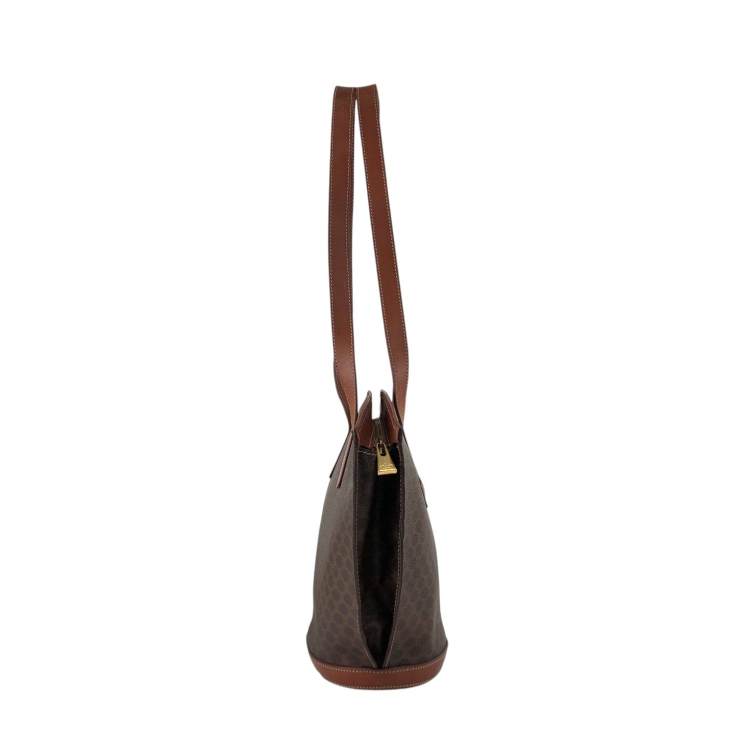 CELINE Macadam Blason Totebag Brown Vintage g7dsz6