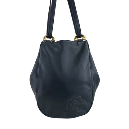 LOEWE Anagram Shoulder bag Navy Vintage ez7gu2
