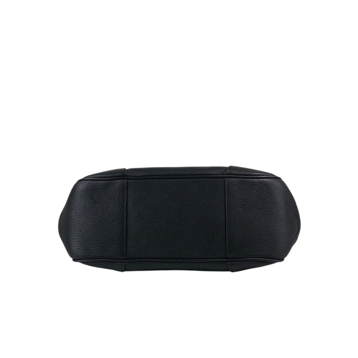 PRADA Logo Lock Handbag Black Vintage 7dwdcx