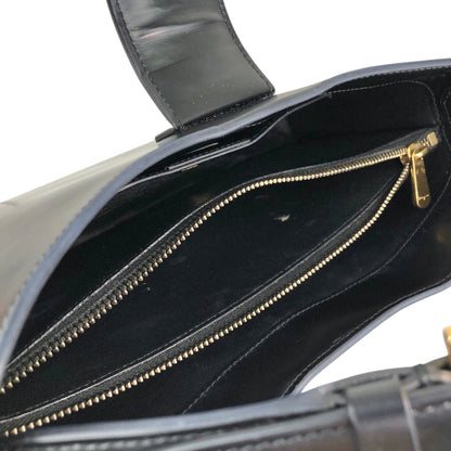 Salvatore Ferragamo Gancini Shoulder bag Black Vintage n7zn28