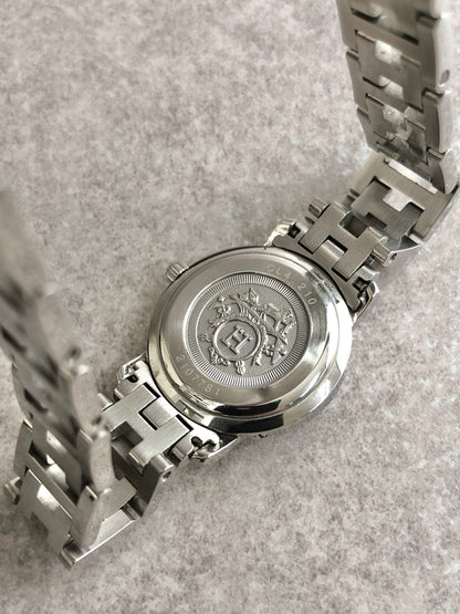 HERMES Watch Silver Vintage 6c76vx