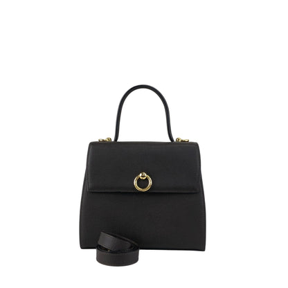 CELINE Gancini Two-way Handbag Shoulder bag Black Vintage hyifjs